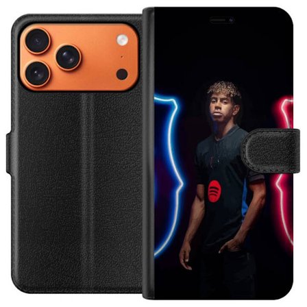 Kompatibelt Plånboksfodral till Apple Apple iPhone 17 Pro Max Yamal Fotboll FC Barcelona Ung Talang Spelare Spanien