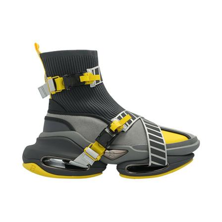 Balmain ‘B-Bold’ sneakers Grå, Herre, Størrelse: 42 EU