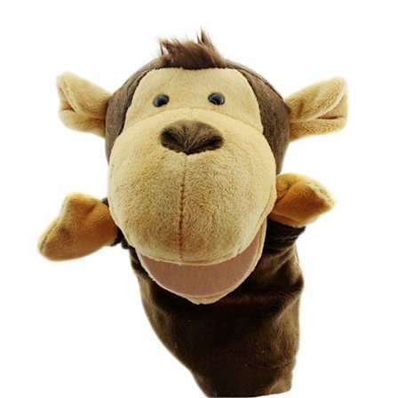 Käsi sormenukke pehmustettu nukke 12