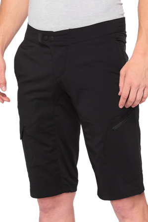 Cyklistické Šortky 100% RIDECAMP Černá 36