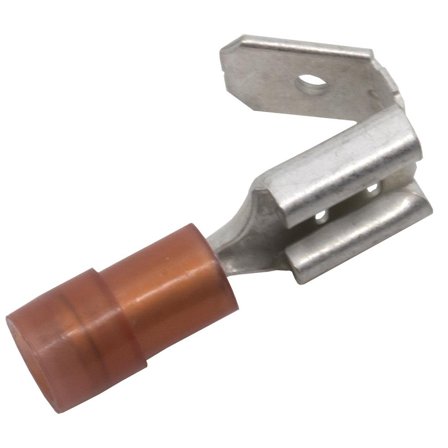 Abiko KA1507FLSH-CP Kabelsko flatstiftspipe med hann, 10-pakning, Installasjonsmaterial