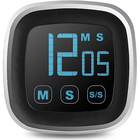 Keittiöajastin ruoanlaittoon Kosketusnäytöllinen LCD-luokkahuoneajastin Digitaalinen ajastin peliin kokoukseen kuntoiluun