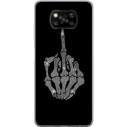 Xiaomi Poco X3 Nfc Mjukt Skal - Fuck You Bling
