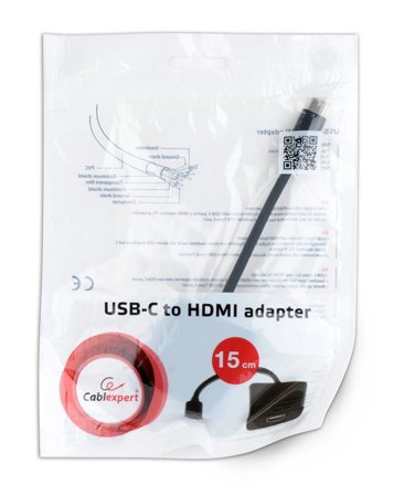 GEMBIRD Cablexpert A-CM-HDMIF-01 - video adapter - HDMI / USB - 15 cm