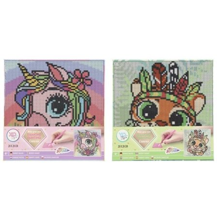 Malesett med diamanter - Eventyrfigurer