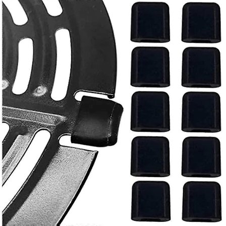 10 Stk. Airfryer Gummibumpere Gummi Anti-ridse Beskyttelsescovers Airfryer Grillpande Gryder Gummifødder