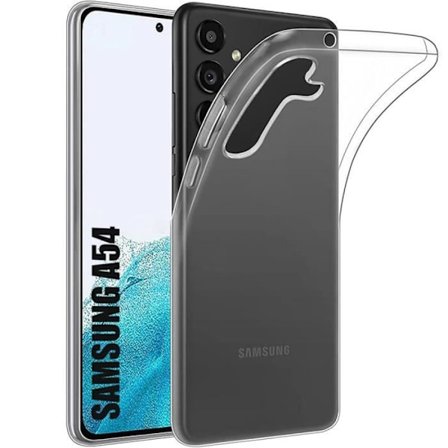 Skyddshölje - E.F.CONNECTION - Samsung Galaxy A54 - Silikon - Transparent - Repellerande mot repor