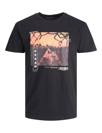 Jjscrawl Tee Ss Crew Neck Black Jack & J S