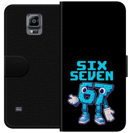 Kompatibelt Plånboksfodral till Samsung Galaxy Note 4 Pixel Number Duo