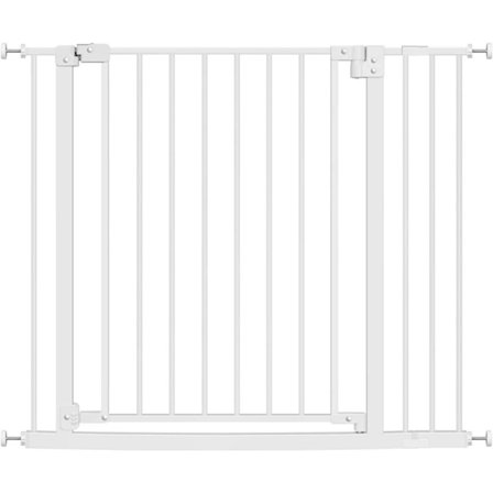 Rootz Justerbar Sikkerhedslåge - Børne- og kæledyrsbarriere - Sikkerhedslåge - Sikker, praktisk, selvlukkende - Justerbar pasform (75-97 cm x 76 cm x