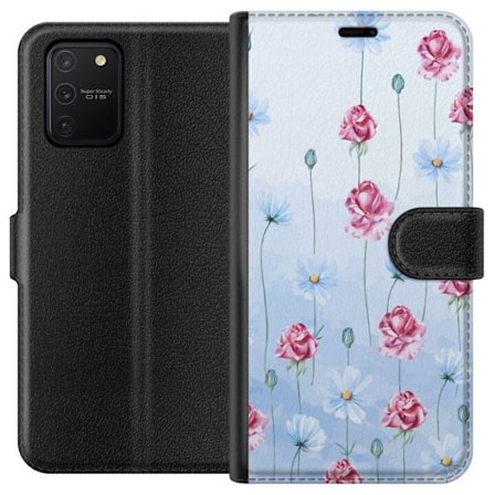Kompatibelt Lommeboketui til Samsung Galaxy S10 Lite Petal Reverie Sky Blue