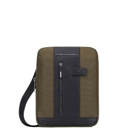 Piquadro - Axelväskor - Grön - Herr - Storlek: One Size, Herr, Storlek: ONE SIZE