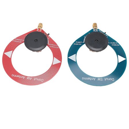 2 st Donut AM och SW Antenn Ersättning AM Loop Antenn Inomhus Kortvågsradioantenn för Hemstereo Mottagare FM Radio