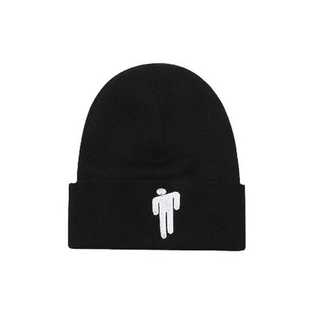 Billie Eilish Strikket Lue Unisex Hiphop Lue Casual Lue Ull Lue (svart1stk){EE}