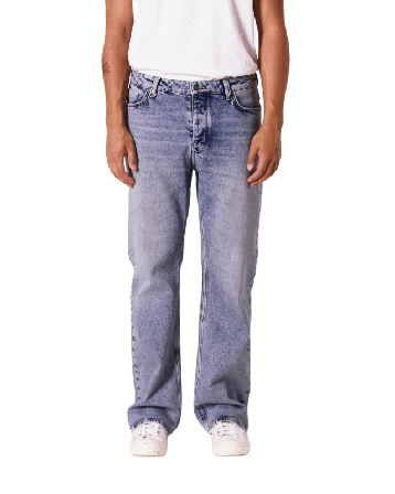 Neuw Julian Flare Villa Dark Vintage Indigo Byxor Herr Blå w32l32