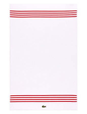 Lacoste Home Lcourtli Bath Sheet - White - 90X150CM