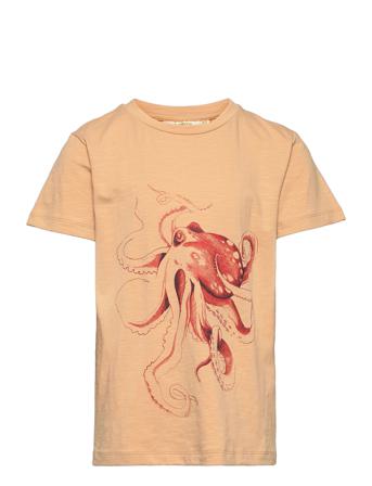 Sgbass Octopus Ss Tee T-shirts Short-sleeved Beige Soft Gallery