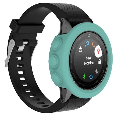 Garmin Fenix 5S / 5S Plus silikoneovertræk - Cyan