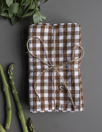 Storefactory Rutan Serviett 2pk Lysbrun