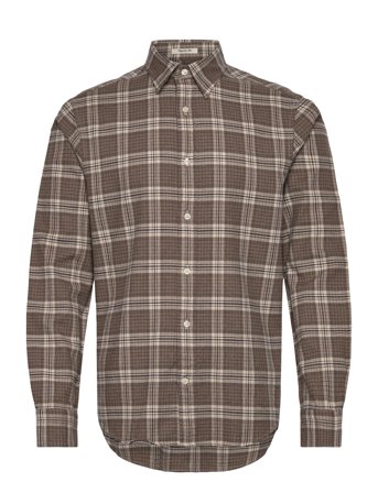 GANT | Reg Flannel Melange Check Shirt | XXXL