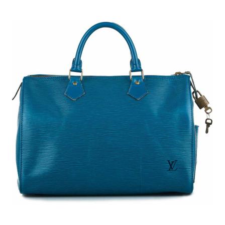 Louis Vuitton Vintage, Pre-owned Shoulder Bag Blauw, Dames, Maat:ONE Size