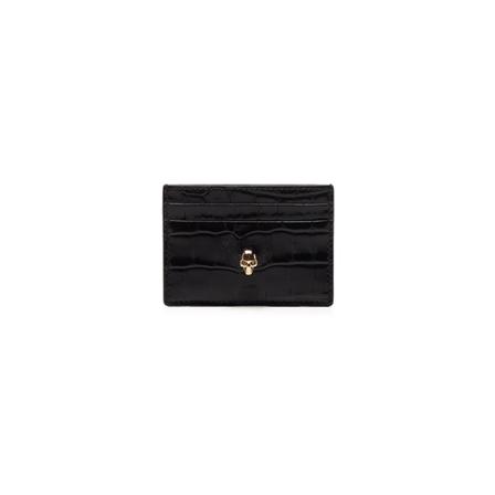 Alexander McQueen Pung Sort, Dame Punge og Kortholder, Størrelse: ONE Size