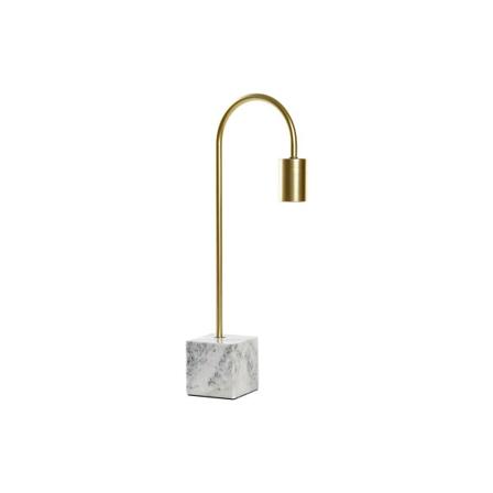 Bordslampa Dkd Home Decor Kvinna Gyllene Vit 220 V 40 W (11 X 20