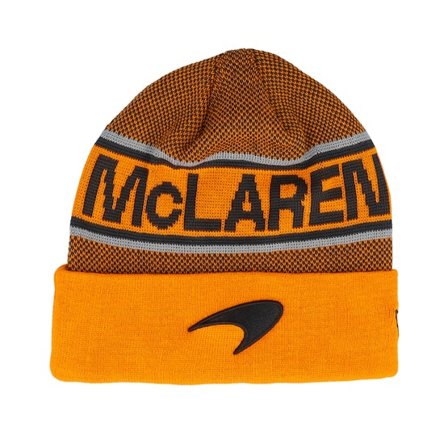 New Era - Motor Orange Cuff Mütze - McLaren F1 25 Team Papaya Orange Cuff @ Hatstore