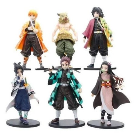 Demon Slayer actionfigur, 16 cm Demon Slayer actionfigur PVC-figur, Shinobi Kotori animefigur Zenitsu Tanjiro Nezuko