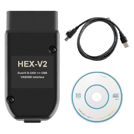 Til VAG COM 22.3 OBD2 Scanner HEX V2 USB til Golf A6 Skoda Seat Ubegrænset VIN'er ATMEGA162+16V8+FT232RQ