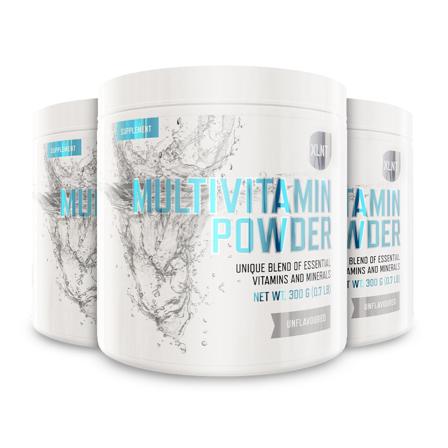 3 x Multivitamin i pulverform - XLNT Sports Multivitamin, Kosttillskott, Vitaminer & Mineraler