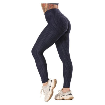 Mörkblå Navy TiktokTights Leggings med mönster Tie Dye Leggings