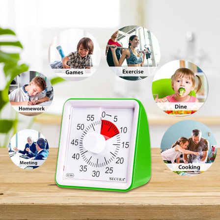 60 minuter Analog Visual Timer Time Management Tool