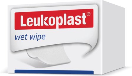 Leukoplast Wet Wipe våtservietter injeksjonstørk 100 stk