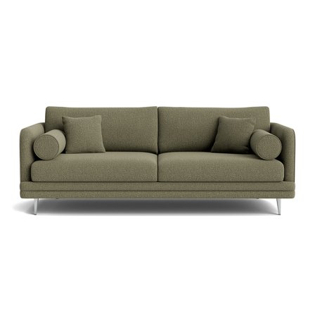 Florence 3 personers sofa - Nordic Grøn - 210x95x82 - Sofa, 3 personers sofa