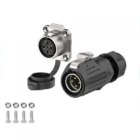 Industriell Vattentät Kontakt Kompatibel med IP68 Snabbkopplande Cirkulär Kontakt
