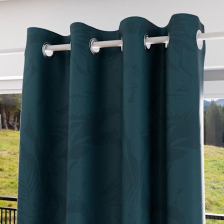 Mörkläggningsgardin med öljetter 135x250 cm TROPIC, av Soleil d'Ocre