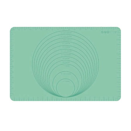 Silikone Bagemåtte Dejrulleplade med Skala Æltemåtte Bord Non-stick Dejmåtte