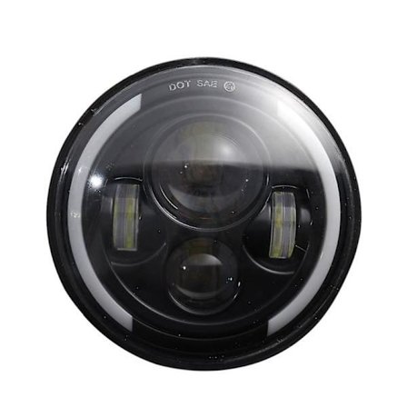 7 tuuman pyöreät LED-ajovalot kaukovaloilla/lähivaloilla Halo Angel Eyes Wrangler Jk:lle