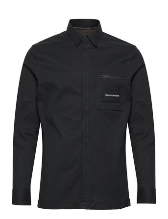 Utility Twill Regular Shirt Black Calvin Klein Jeans