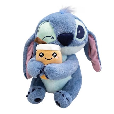 30-60 cm Big Stitch pehmolelu ankkakuplateellä täytetty Anime Lilo & Stitch pehmopehmoinen pehmotyyny Mukavat nukkelahjat