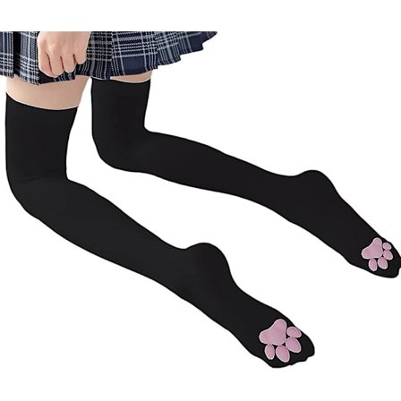 Kvinnors katt tass strumpor djur 3d mode strumpor höga strumpor andningsbara Heilwiy gåva