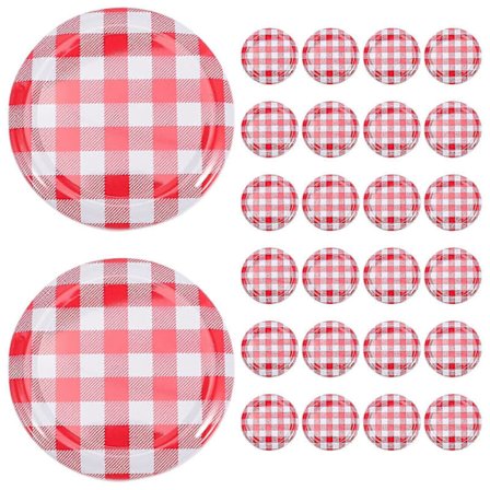 40 st Jam-burkar Lock Wide Mouth Skruvlock Twist Off Lock Förvaring Lock För Konserveringsburkar yu (FMY)