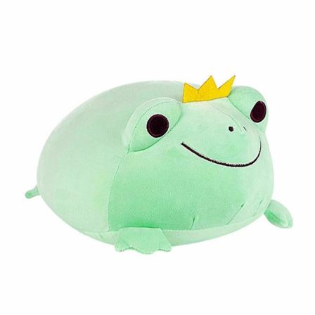 35 cm frosk plysj leketøy elastisk myk putepute Voksne Barn Gaver C green Pink