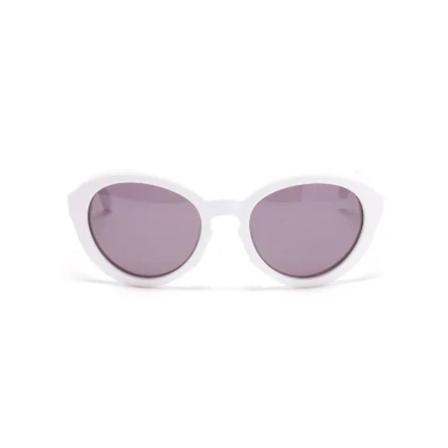 Moschino Pre-Owned, Pre-owned Plastic sunglasses Wit, Dames, Maat:ONE Size