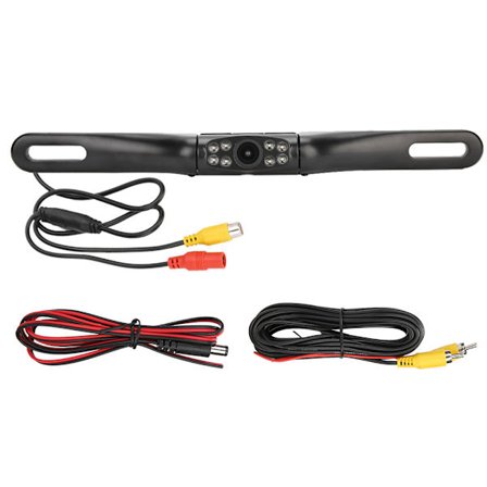 HD 8LED Bagagerums Kamera med Zink Legering IP67 Nattesyn Kamera Nummerplade Ramme Montering