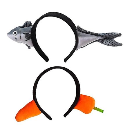 2 stk Morsomme Hårbånd Interessante Hårbøyler Kreativ Hodeplagg Hårtilbehør