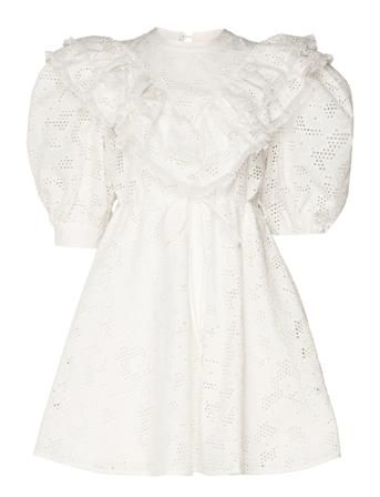 Lysandra Dresses Lace Dresses Hvid Custommade