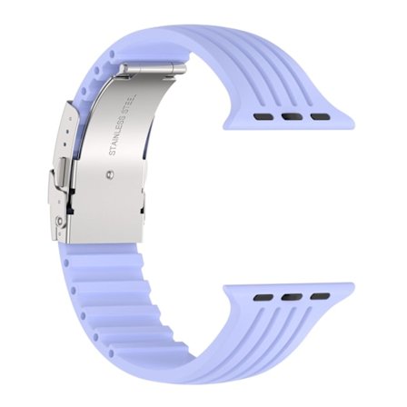 Sport Urrem til Apple Watch 7 SE 6 5 4 3 2 LILA - Perfekt lilla purple 42/44/45MM-42/44/45MM
