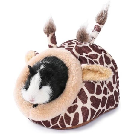 Hamster, marsvin, tilbehør til seng, hus, pindsvin, burtilbehør, chinchilla, ilder, rotte, gerbil (L)